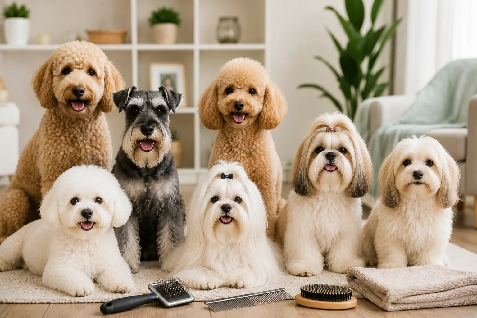 best dog breeds for families non shedding