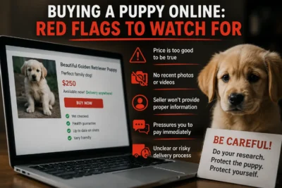 how to buy puppies online Red Flags to Watch For