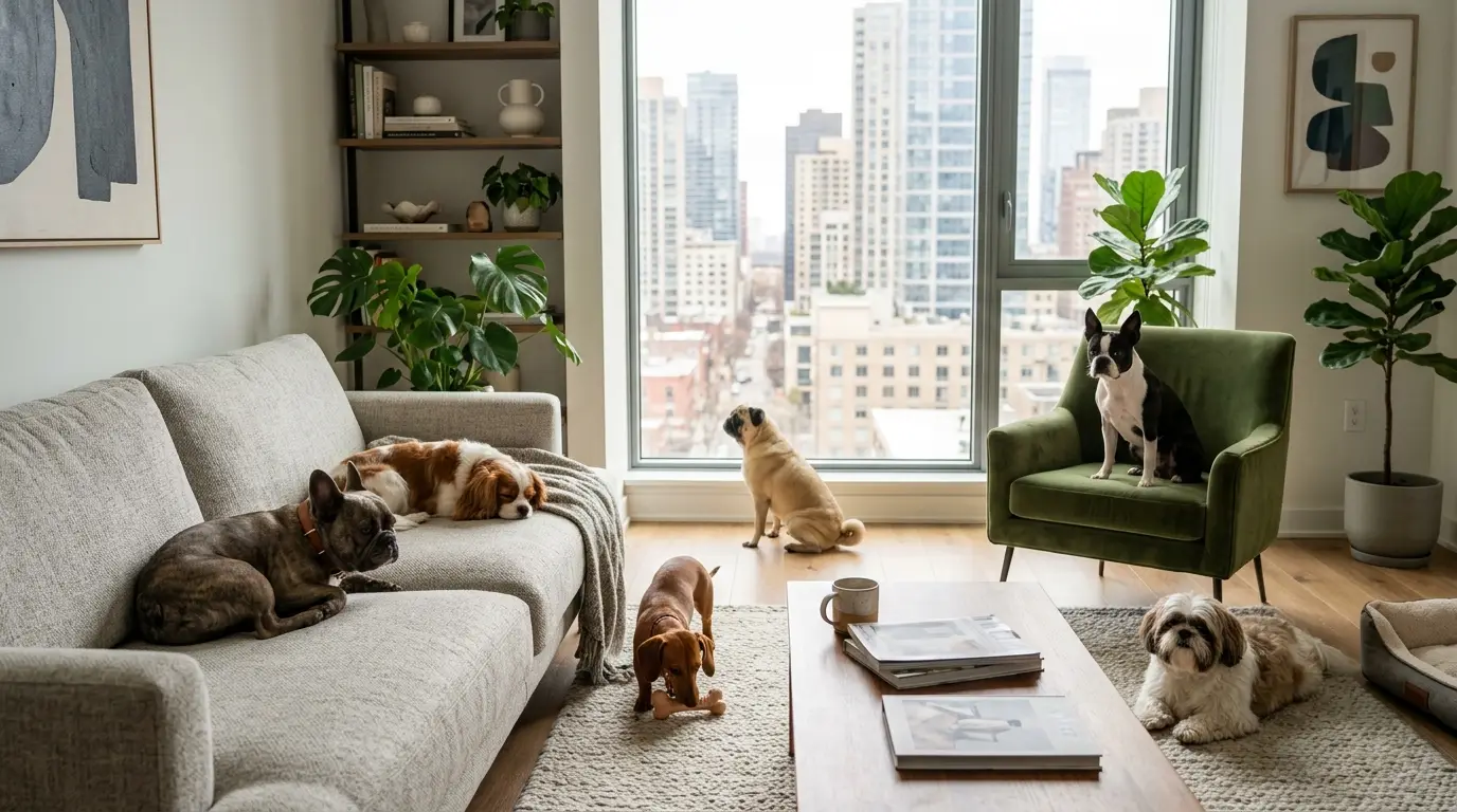 Top 10 dog breeds for apartments